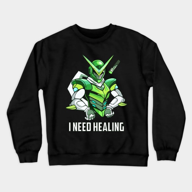 Genji Sentai Crewneck Sweatshirt by danddurand